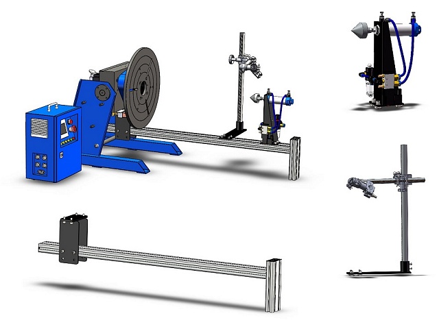 Комплект для создания установок для сварки кольцевых швов на базе позиционера HD/CNC фото