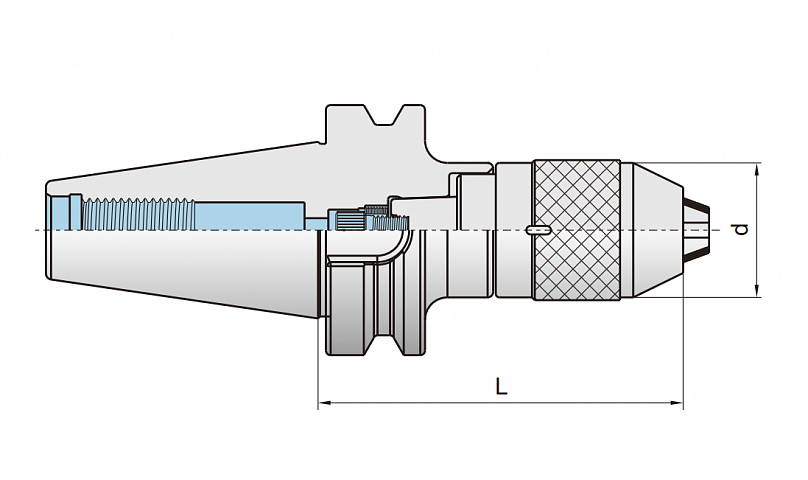 Сверлильный патрон KPU-BT30/BT40/BT50 